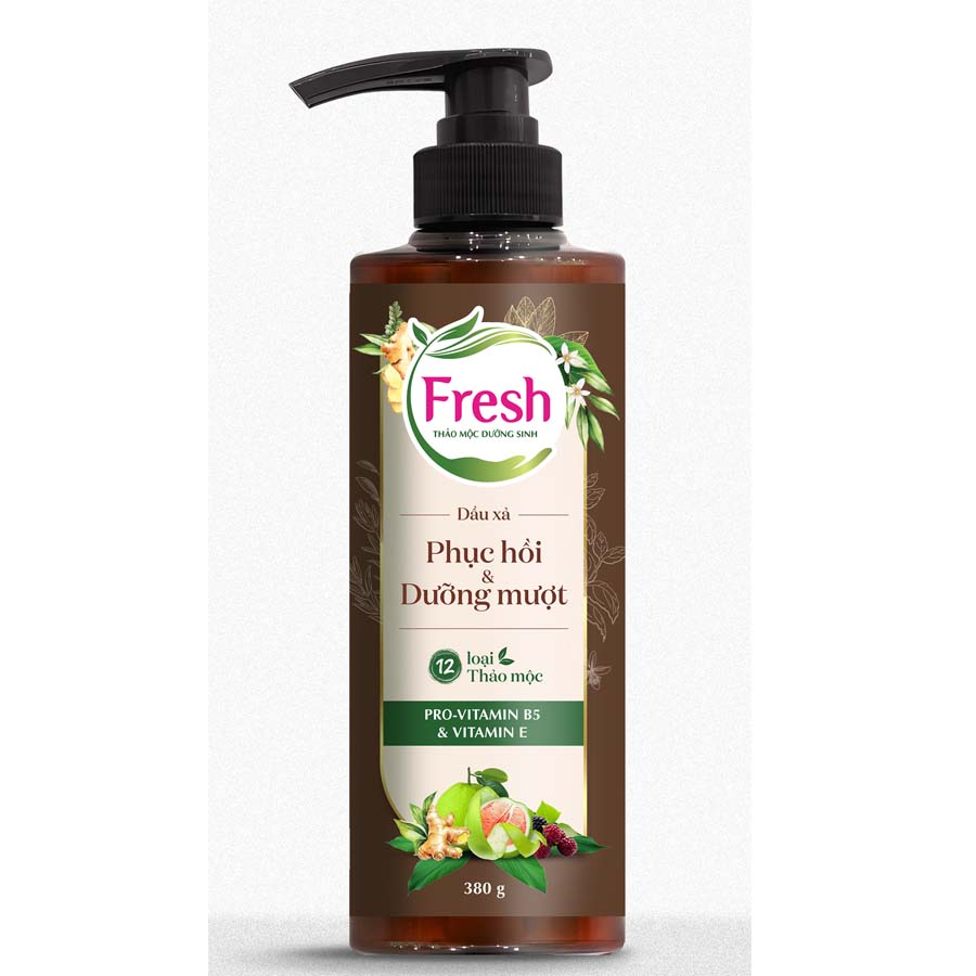 Dầu xả Fresh Thảo mộc dưỡng sinh Phục hồi & dưỡng mượt, 380g